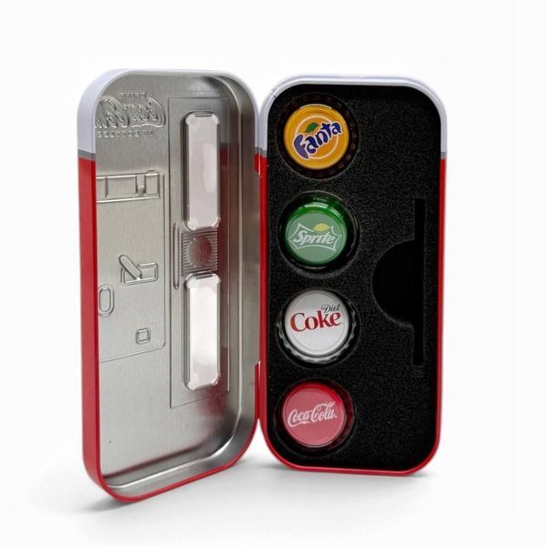 Колекційний набір срібних монет Coca-Cola Vending Machine Set. 236114 фото