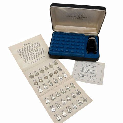 Колекція медалей Presidential Mini-Coin Set. США, Franklin Mint, 1970 рік. 457939 фото