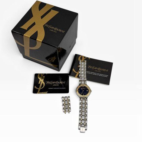 Вінтажний наручний годинник Yves Saint Laurent, 1998 рік. Made in France 🇫🇷 397724 фото