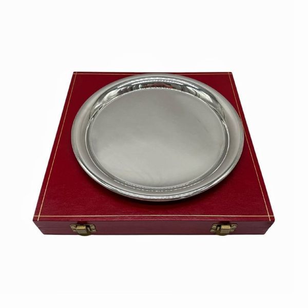 Поднос от Cartier. Посеребрение (pewter). Франция, 70-80-е годы. 899794 фото