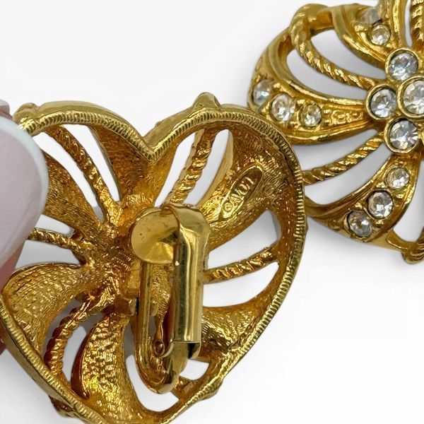 Вінтажні кліпси серця Avon &laquo;Romantic Trellis Heart&raquo;, 1994 рік. 382569 фото