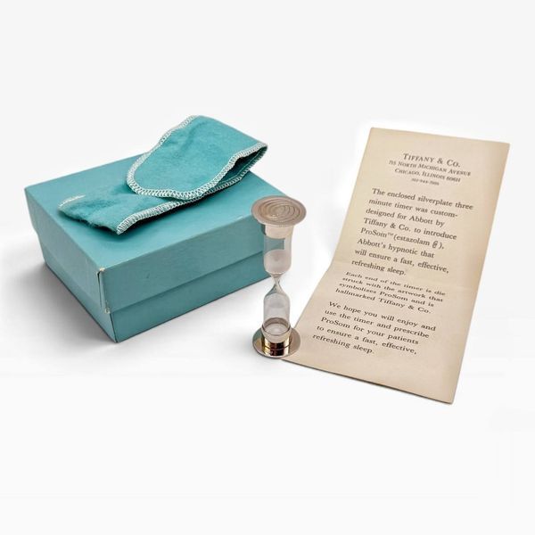 Колекційний трихвилинний пісочний таймер (пісочний годинник) від Tiffany & Co 834715 фото