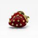 Винтажная брошь &laquo;Клубника&raquo; от Kenneth Jay Lane, коллекция Fruit Salad Jewelry, 1992 год. 366499 фото 10