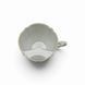 Порцелянова чайна чашка для вусів (moustache cup) на блюдце. 974005 фото 3