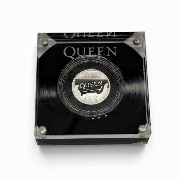 Срібна монета Music Legends. Queen&raquo;. Англія, The Royal Mint, 2020 рік. 229863 фото