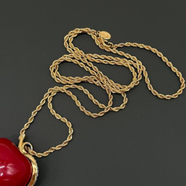 Вінтажний кулон Kenneth Jay Lane із колекції Fruit Salad Jewelry, 1992 рік, США. 648556 фото