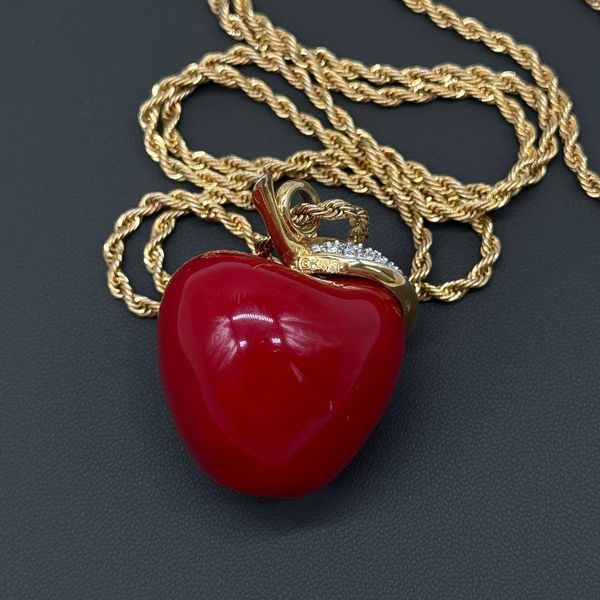 Вінтажний кулон Kenneth Jay Lane із колекції Fruit Salad Jewelry, 1992 рік, США. 648556 фото