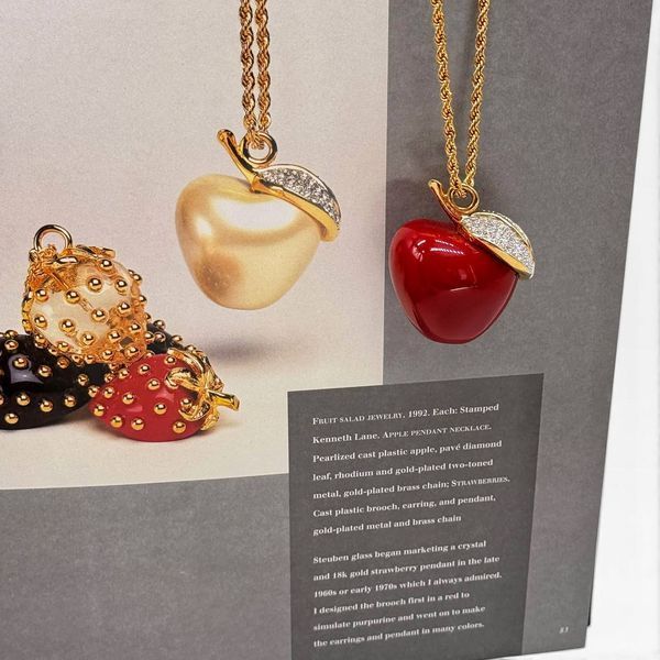 Вінтажний кулон Kenneth Jay Lane із колекції Fruit Salad Jewelry, 1992 рік, США. 648556 фото