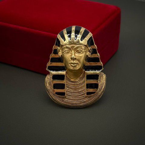 Брошка-кулон від Erwin Pearl, колекція Egyptian Revival. США, 1970-ті роки.    020230 фото