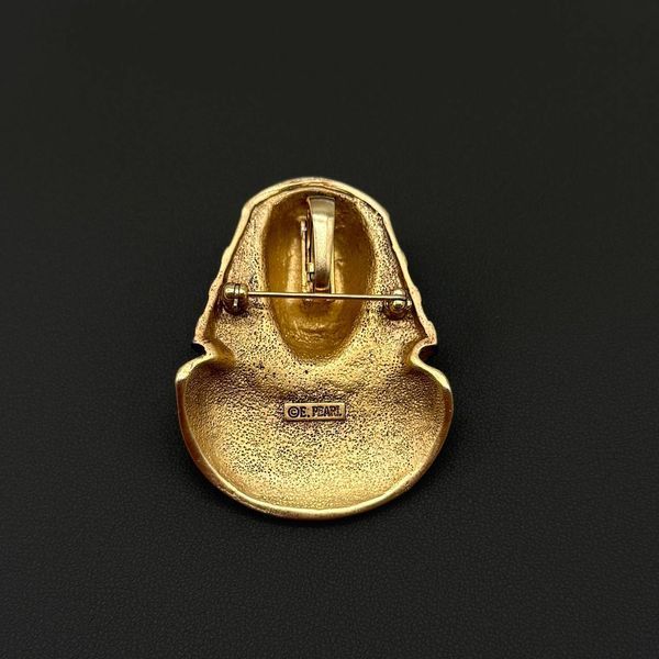 Брошка-кулон від Erwin Pearl, колекція Egyptian Revival. США, 1970-ті роки.    020230 фото