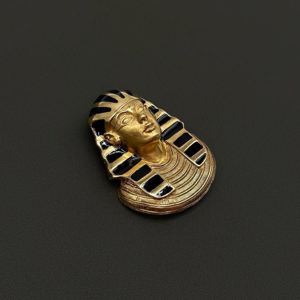 Брошка-кулон від Erwin Pearl, колекція Egyptian Revival. США, 1970-ті роки.    020230 фото