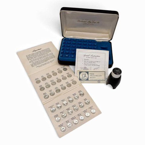 Набір срібних міні-медалей "Presidential Mini-Coin Set" (First Edition). 403967 фото