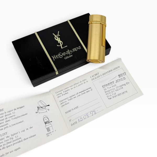 Вінтажна газова запальничка Yves Saint Laurent Collection, 1998 рік. 185453 фото