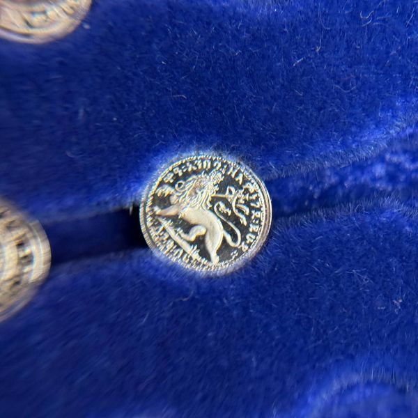 Набір срібних міні-медалей "The World's Greatest Coins in Miniature".  США, The Franklin Mint, 1986 рік. 211081 фото