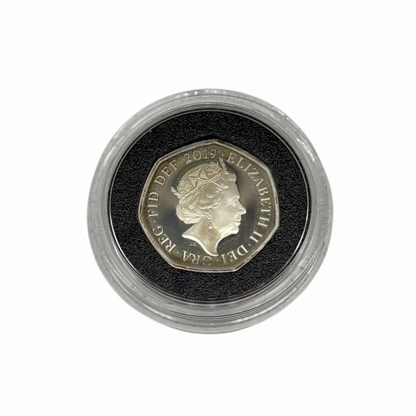 Срібна монета Sherlock Holmes. Англія, Royal Mint, 2019 рік. 456502 фото