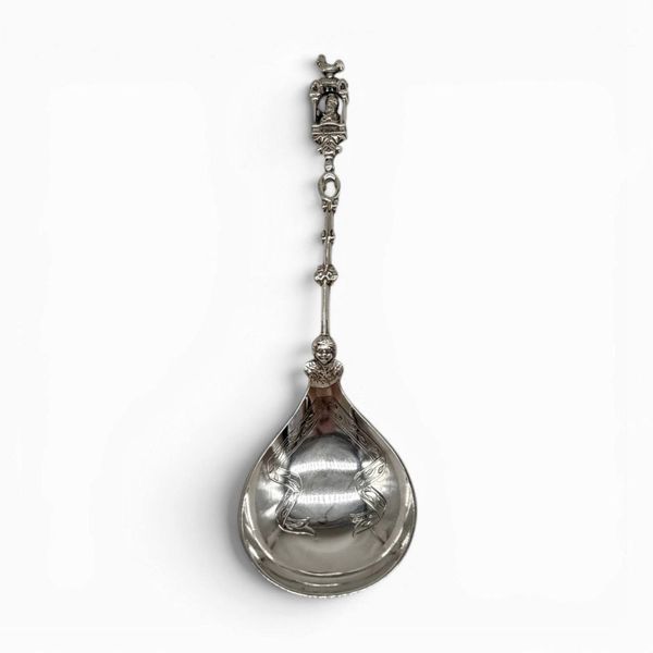 Срібна ложка Святого Олафа (Апостольська ложка). Норвегія, 1888-1925 р.р. 794618 фото