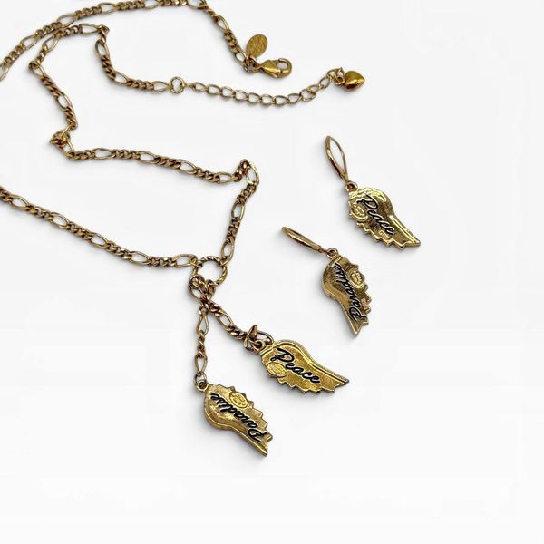 Vintage Kirks Folly "Angel Wings" set - набор украшений со сказочным настроением. США, 90-е годы. 851394 фото